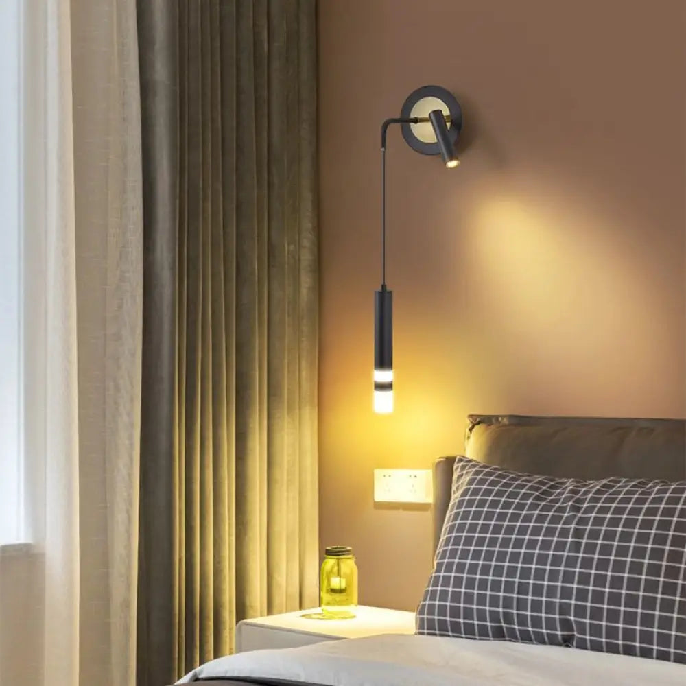 Applique Murale Chambre avec Liseuse Design Élégant - Lumifuse-applique murale-Olloret