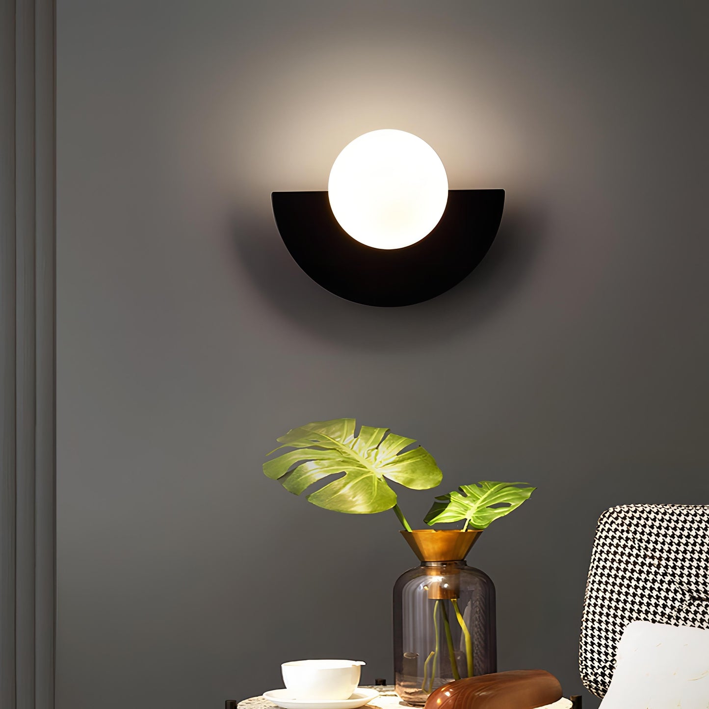 Applique Murale Demi-cercle Design Nordique - Polaris-applique murale-Olloret