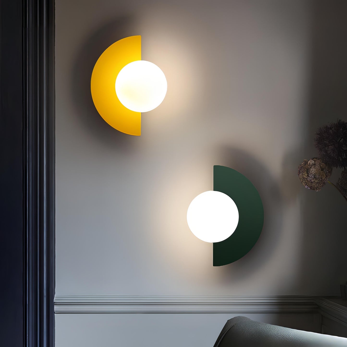 Applique Murale Demi-cercle Design Nordique - Polaris-applique murale-Olloret
