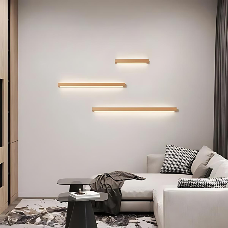 Applique Murale Design Style Bois pour Intérieur - Luminis-applique murale-Olloret