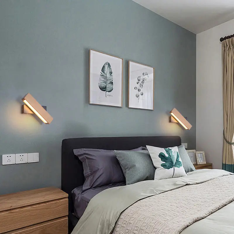 Applique Murale Design en Bois pour Chambre & Salon - Luminara-applique murale-Olloret
