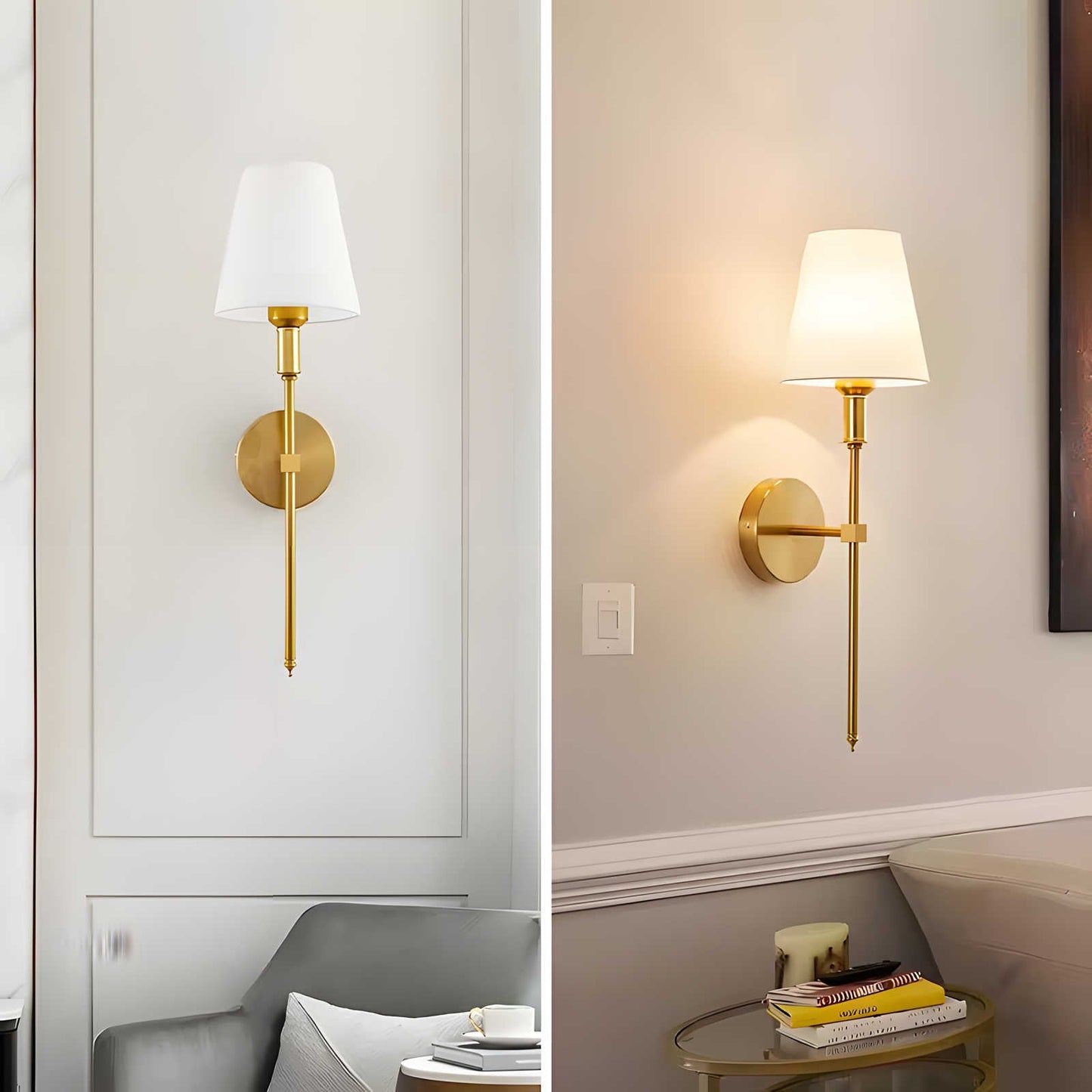 Applique Murale LED Élégante pour Intérieur - Luxura-applique murale-Olloret