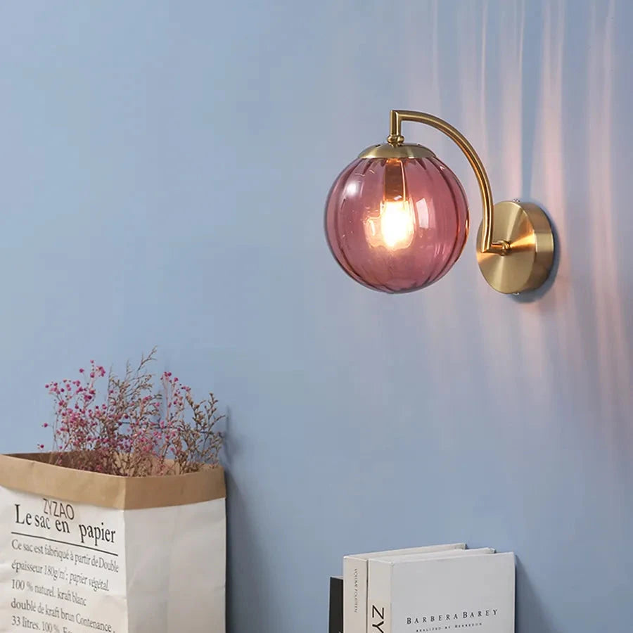 Applique Murale LED Luxe en Verre - Éclat-applique murale-Olloret