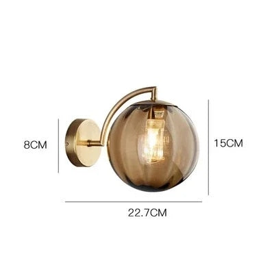 Applique Murale LED Luxe en Verre - Éclat-applique murale-Olloret