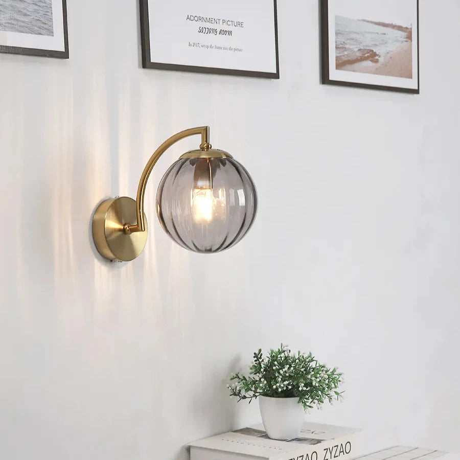 Applique Murale LED Luxe en Verre - Éclat-applique murale-Olloret