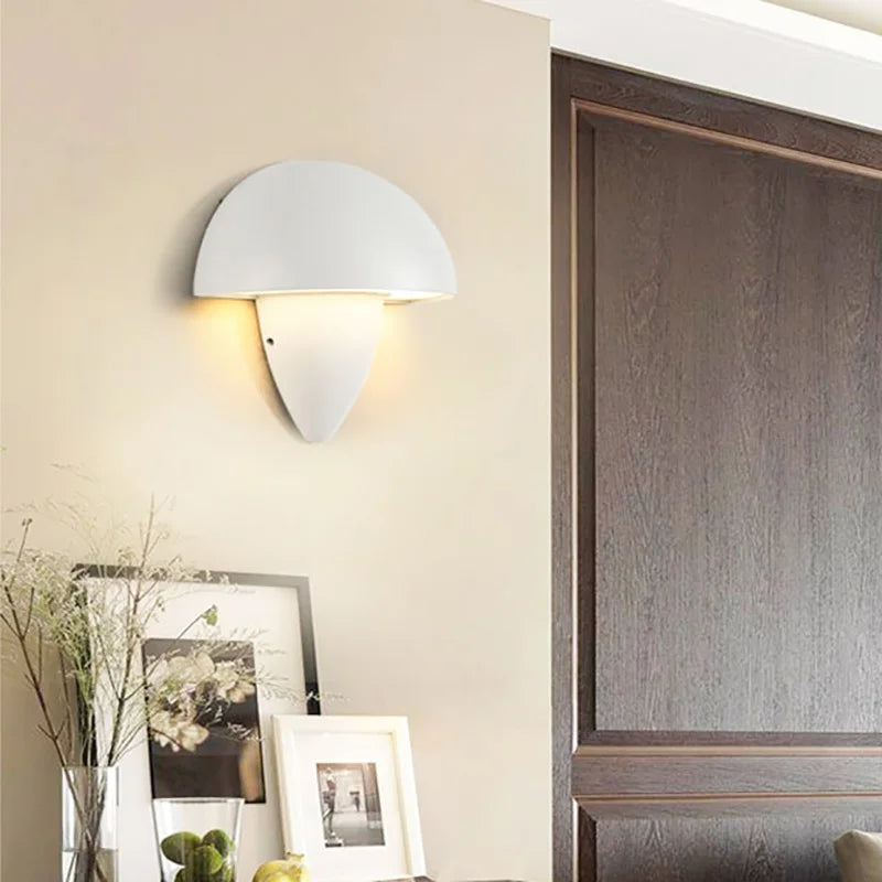 Applique Murale LED Moderne Noir et Blanc Intérieur ou Extérieur - Lumina-applique murale-Olloret
