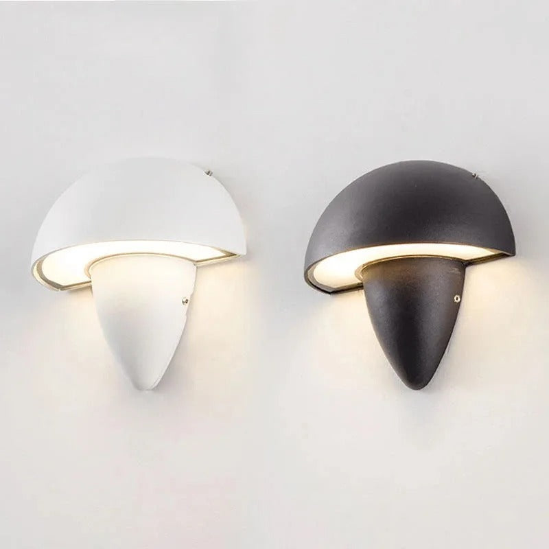 Applique Murale LED Moderne Noir et Blanc Intérieur ou Extérieur - Lumina-applique murale-Olloret