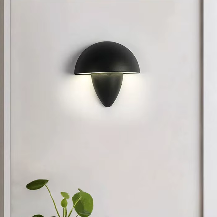 Applique Murale LED Moderne Noir et Blanc Intérieur ou Extérieur - Lumina-applique murale-Olloret
