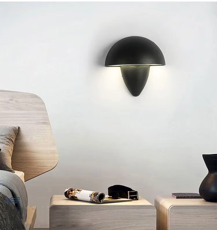 Applique Murale LED Moderne Noir et Blanc Intérieur ou Extérieur - Lumina-applique murale-Olloret