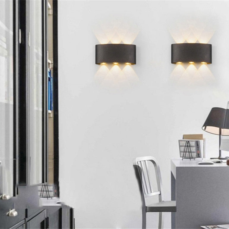 Applique Murale LED Moderne et Étanche Extérieur - Lumenia-applique murale-Olloret