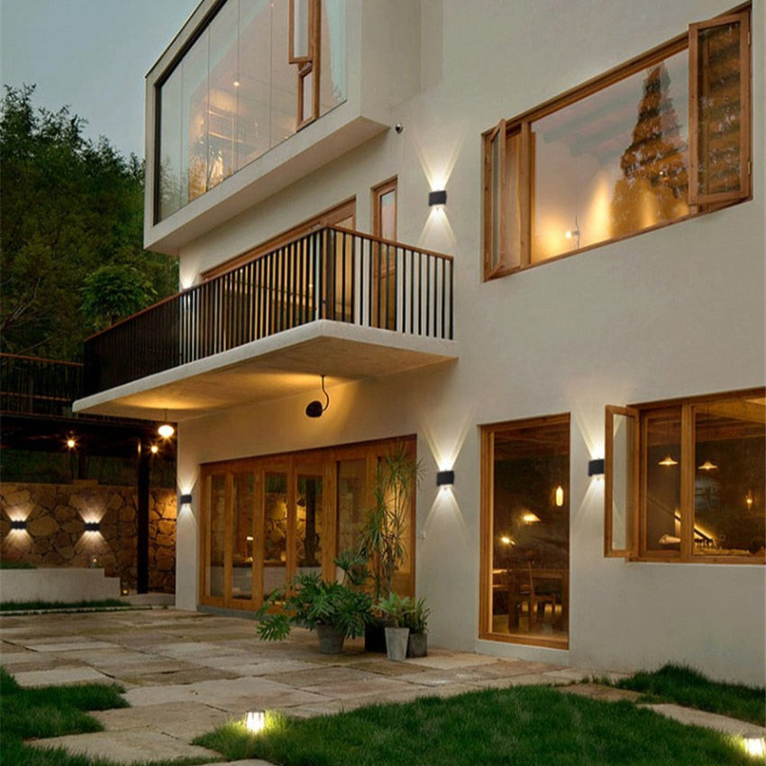 Applique Murale LED Moderne et Étanche Extérieur - Lumenia-applique murale-Olloret