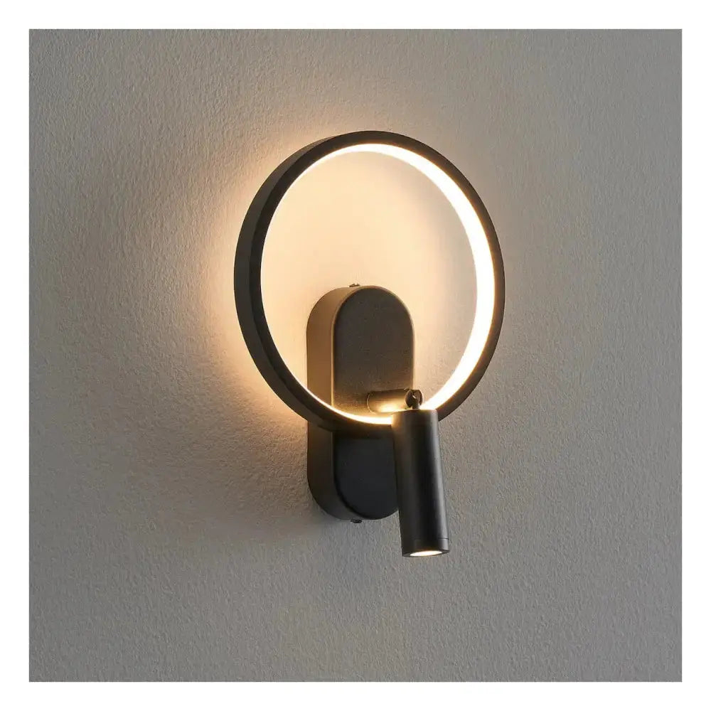 Applique Murale LED avec Liseuse Orientable pour Chambre et Salon - Lumina Olloret