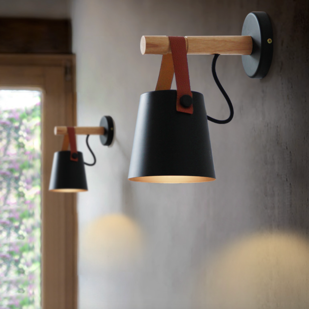 Applique Murale LED en Bois Style Scandinave - Lumeers-applique murale-Olloret