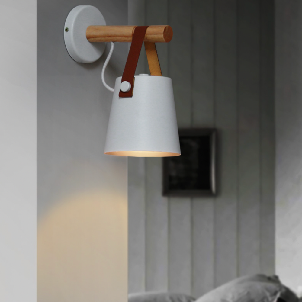 Applique Murale LED en Bois Style Scandinave - Lumeers-applique murale-Olloret