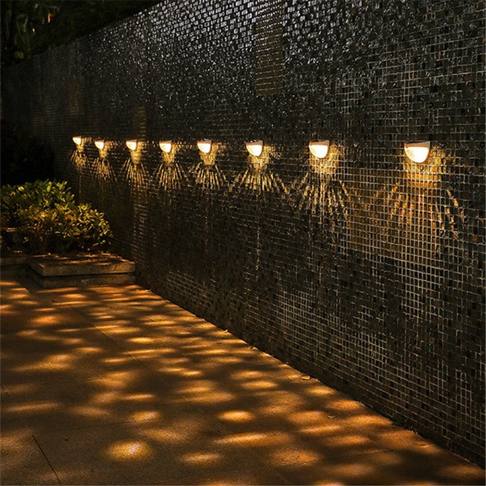Applique Murale Solaire LED Éclairage Extérieur Jardin Résistante à l'Eau – Elara-lampe solaire extérieur-Olloret