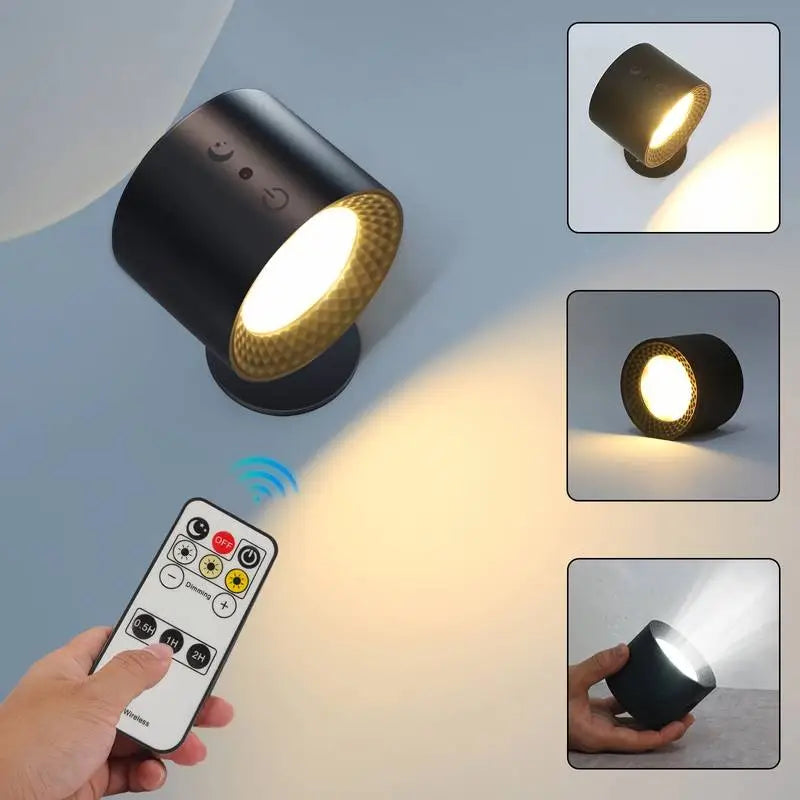 Applique murale LED Sans Fil Polyvalente à 360° - Lumo-applique murale-Olloret