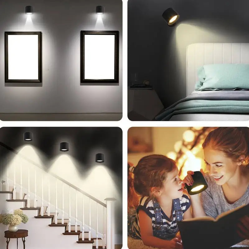 Applique murale LED Sans Fil Polyvalente à 360° - Lumo-applique murale-Olloret