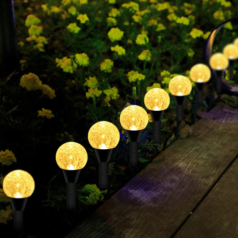 Boules Lumineuses Solaires Effet Bulle pour Jardin Éclairage Extérieur Solaire – Luxara-lampe solaire extérieur-Olloret