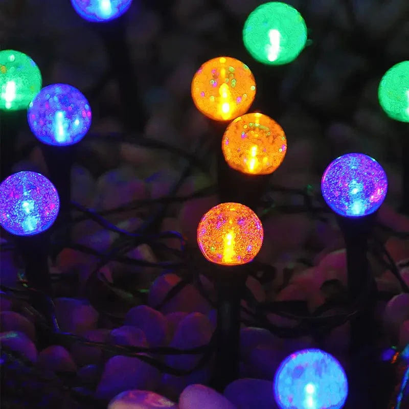 Boules Lumineuses Solaires Effet Bulle pour Jardin Éclairage Extérieur Solaire – Luxara-lampe solaire extérieur-Olloret