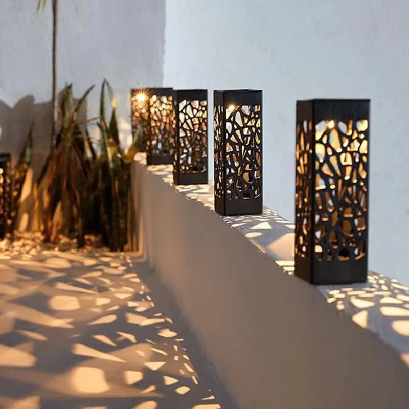Éclairage Solaire de Jardin Élégant et Pratique, Pack de 4 – Lumisoleil-lampe solaire extérieur-Olloret