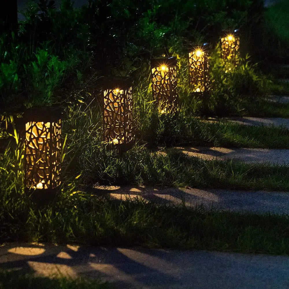 Éclairage Solaire de Jardin Élégant et Pratique, Pack de 4 – Lumisoleil-lampe solaire extérieur-Olloret