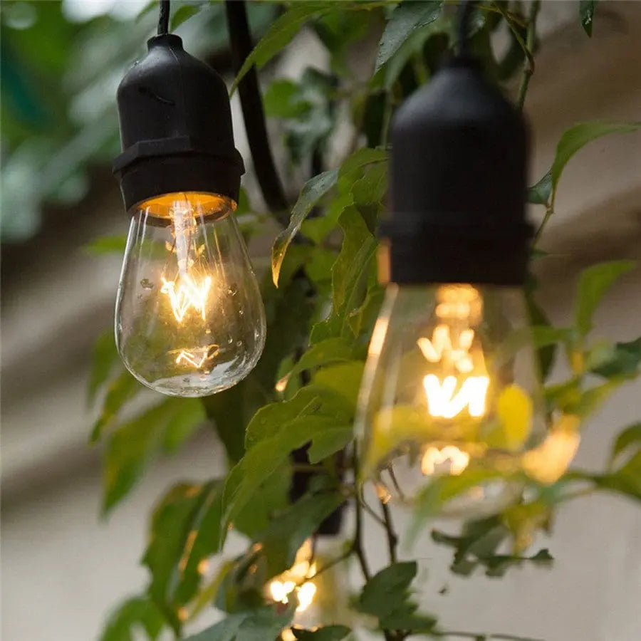 Guirlande Lumineuse Solaire LED Rétro Extérieur Étanche 15M – Halo Olloret