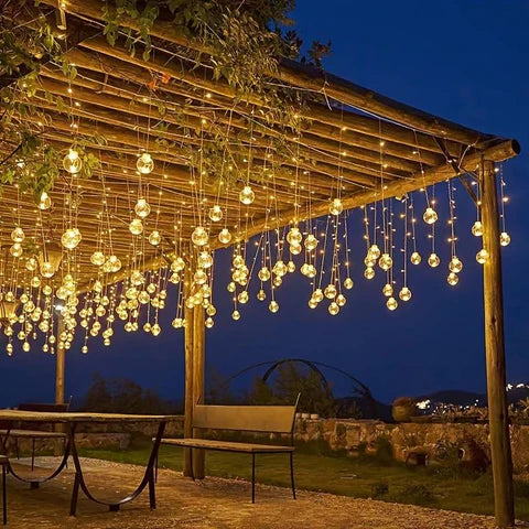 Guirlande Solaire LED Boules Lumineuses pour Extérieur - Nerio-guirlande solaire-Olloret