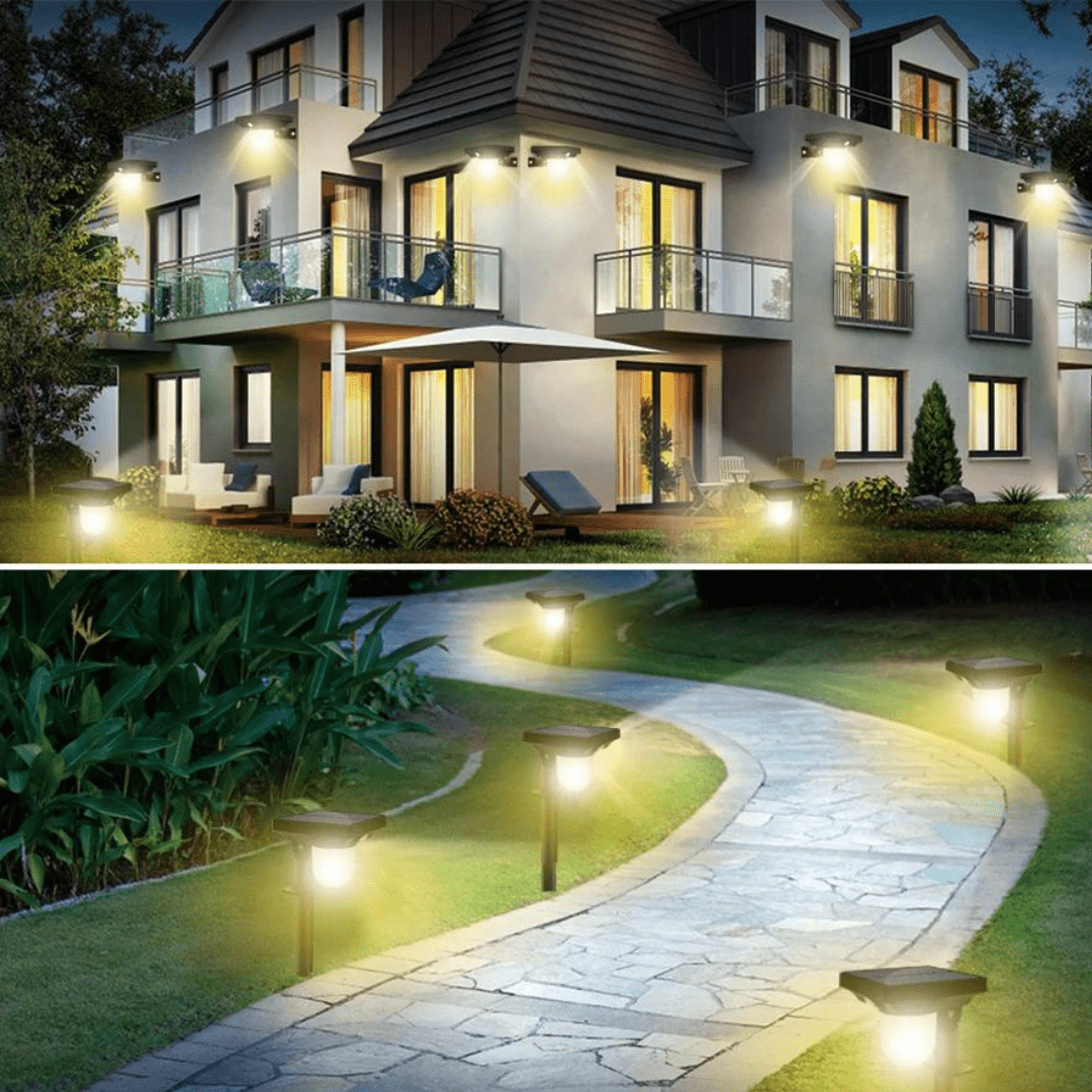 Lampe Solaire Économe Avec Détecteur de Mouvement pour Jardin – Lumivelle-lampe solaire extérieur-Olloret