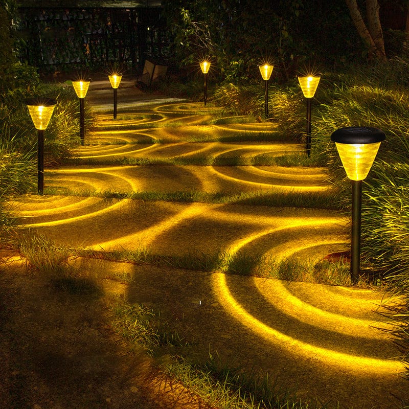 Lampe Solaire Jardin Multicolore à 8 LED Écologique et Durable – Lumisoleil-lampe solaire extérieur-Olloret