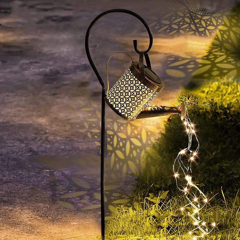 Lampe Solaire de Jardin en Forme d'Arrosoir Élégante pour Éclairage Extérieur – Luminara-lampe solaire extérieur-Olloret
