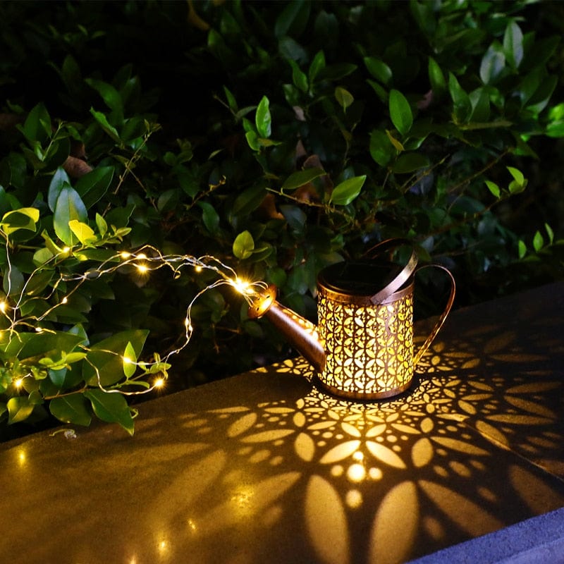 Lampe Solaire de Jardin en Forme d'Arrosoir Élégante pour Éclairage Extérieur – Luminara-lampe solaire extérieur-Olloret