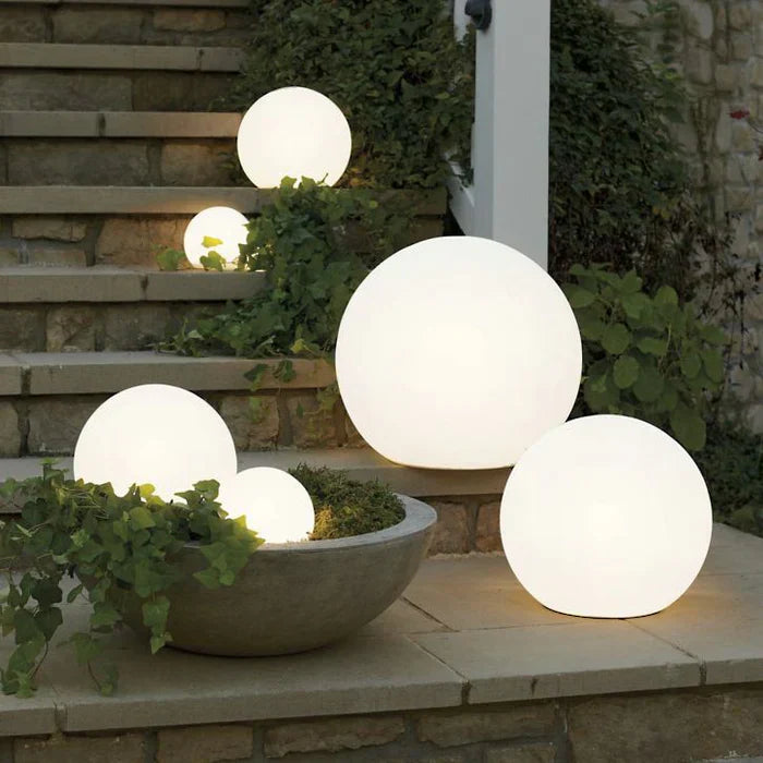 Lampe Sphérique LED Solaire Élégante pour Éclairage Extérieur Jardin – Luminara-lampe solaire extérieur-Olloret