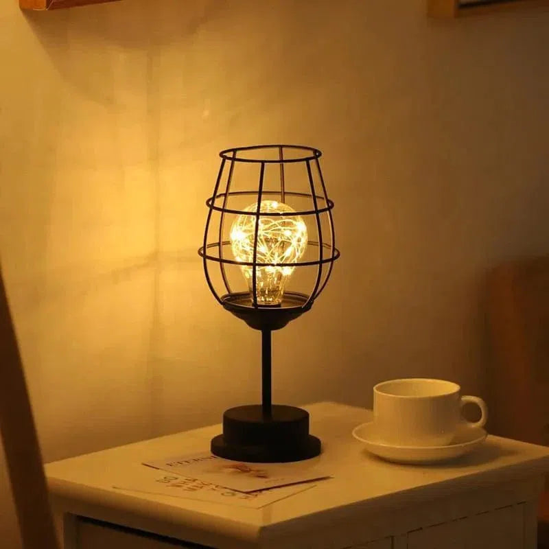 Lampe de Chevet LED sans Fil Rétro-Chic - Nostalgia-lampe de table-Olloret