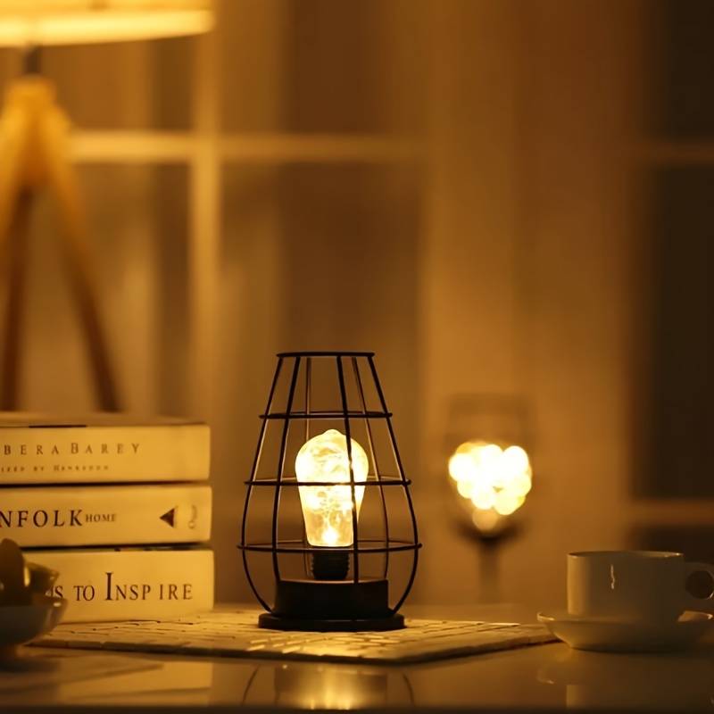 Lampe de Chevet LED sans Fil Rétro-Chic - Nostalgia-lampe de table-Olloret