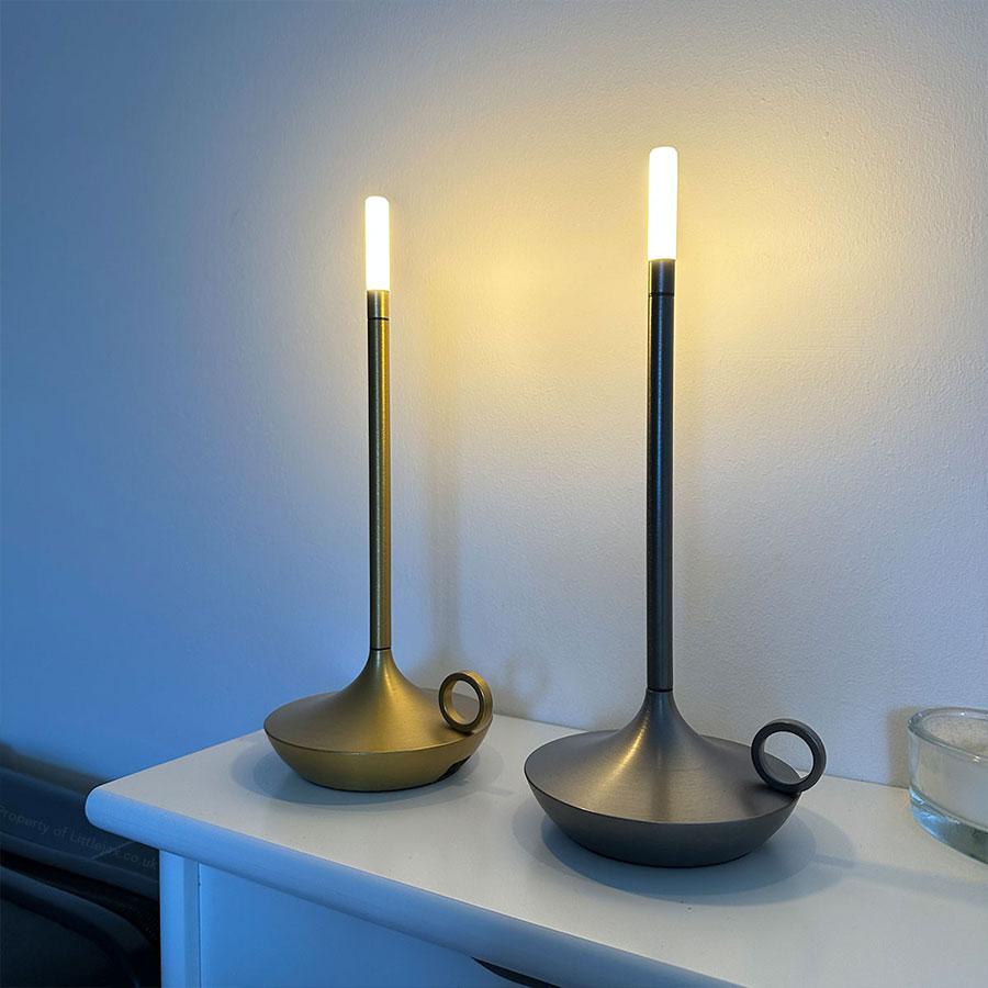 Lampe de Table Bougie Sans Fil - Vintage-lampe de table-Olloret