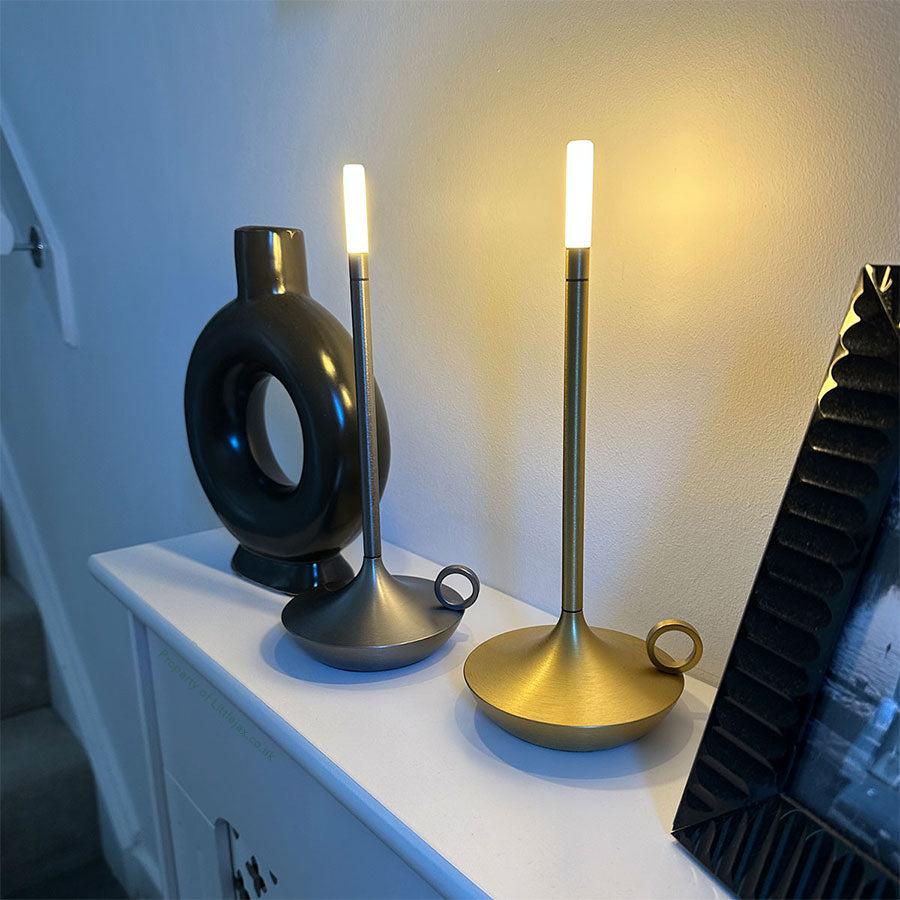 Lampe de Table Bougie Sans Fil - Vintage-lampe de table-Olloret