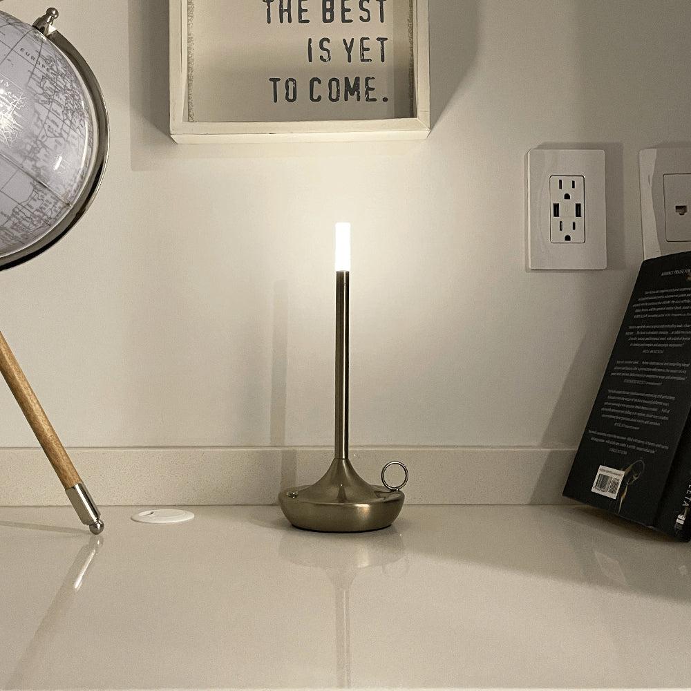 Lampe de Table Cristal Sans Fil - Mantar-lampe de table-Olloret