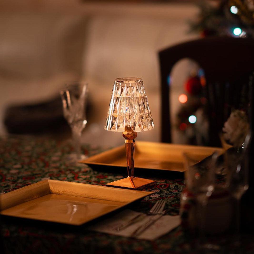Lampe de Table Cristal Sans Fil - Mantar-lampe de table-Olloret