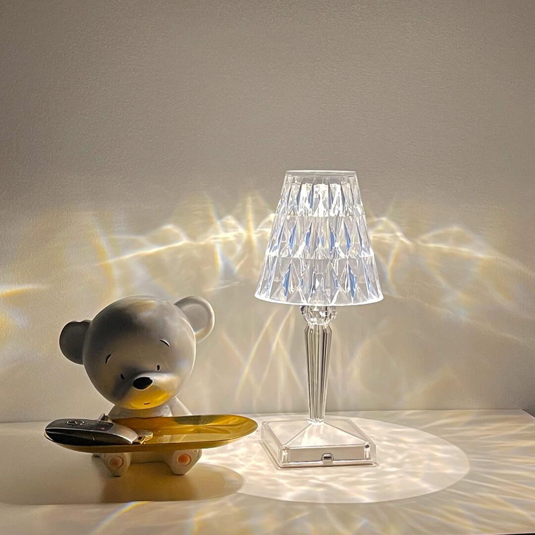 Lampe de Table Cristal Sans Fil - Mantar-lampe de table-Olloret