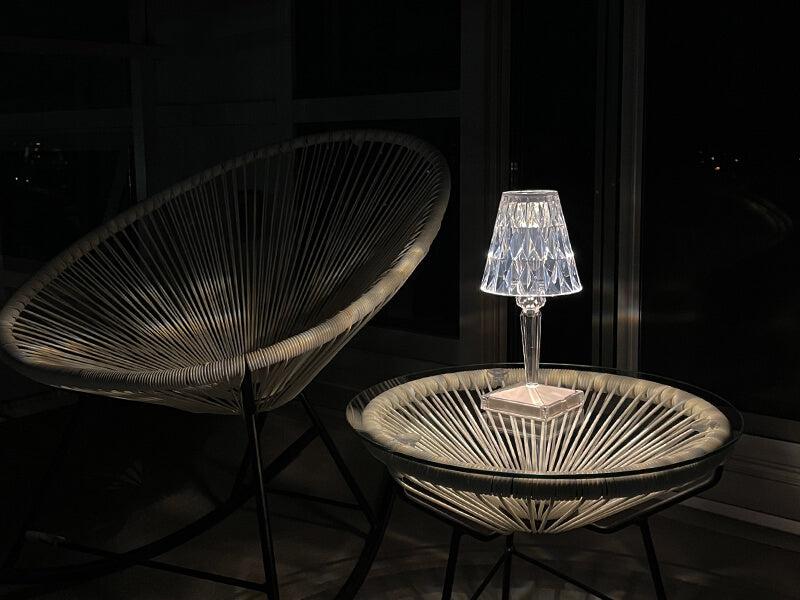 Lampe de Table Cristal Sans Fil - Mantar-lampe de table-Olloret