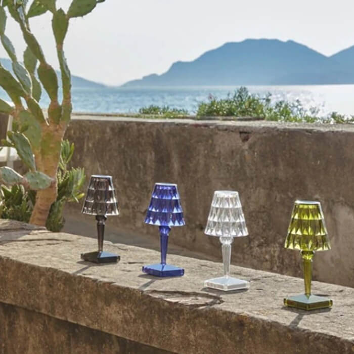 Lampe de Table Cristal Sans Fil - Mantar-lampe de table-Olloret