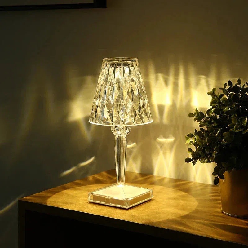 Lampe de Table Cristal Sans Fil - Mantar-lampe de table-Olloret