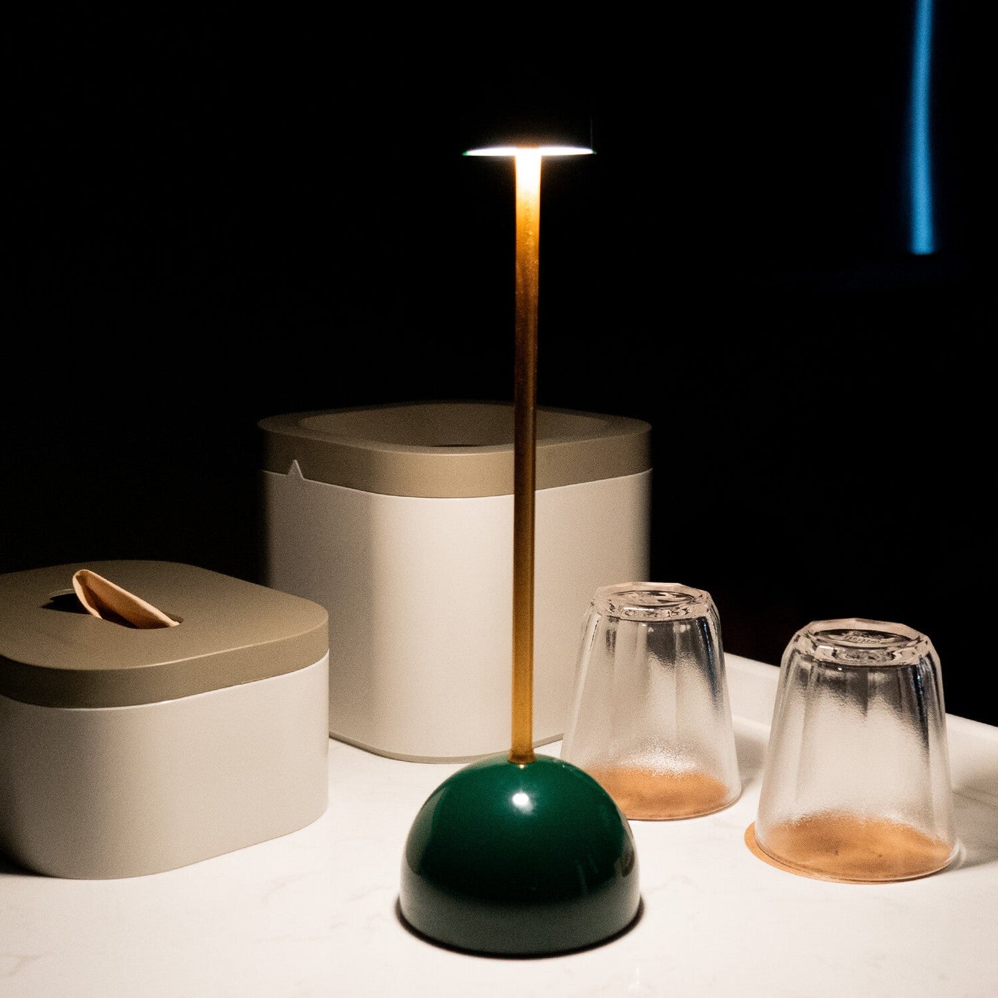 Lampe de Table Design - Émeraude-lampe de table-Olloret