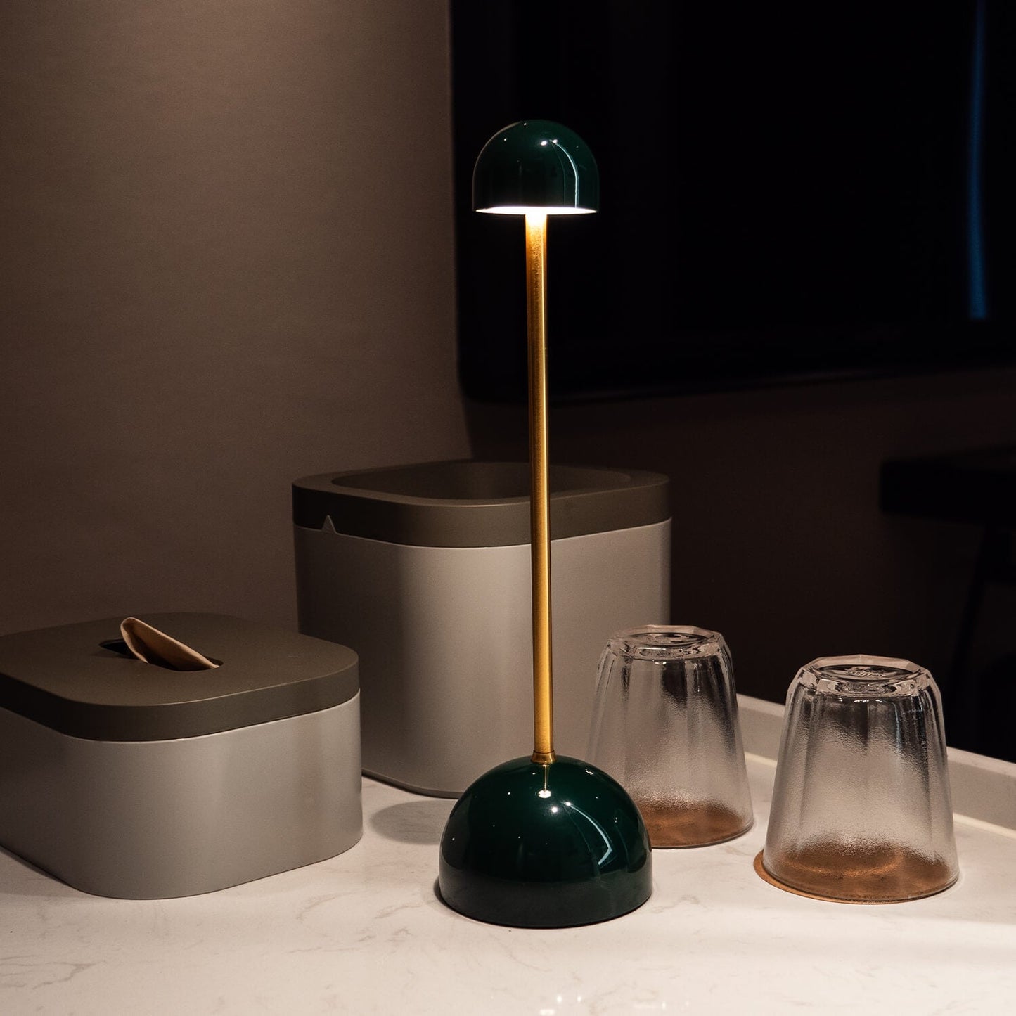 Lampe de Table Design - Émeraude-lampe de table-Olloret