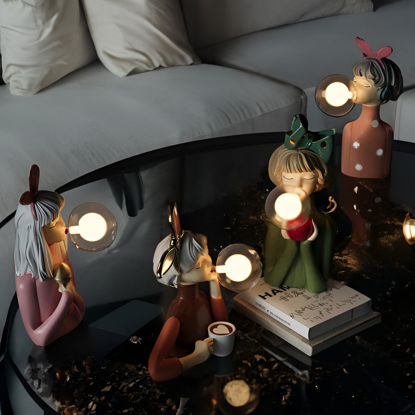 Lampe de Table Design Fantaisie - Aura-lampe de table-Olloret