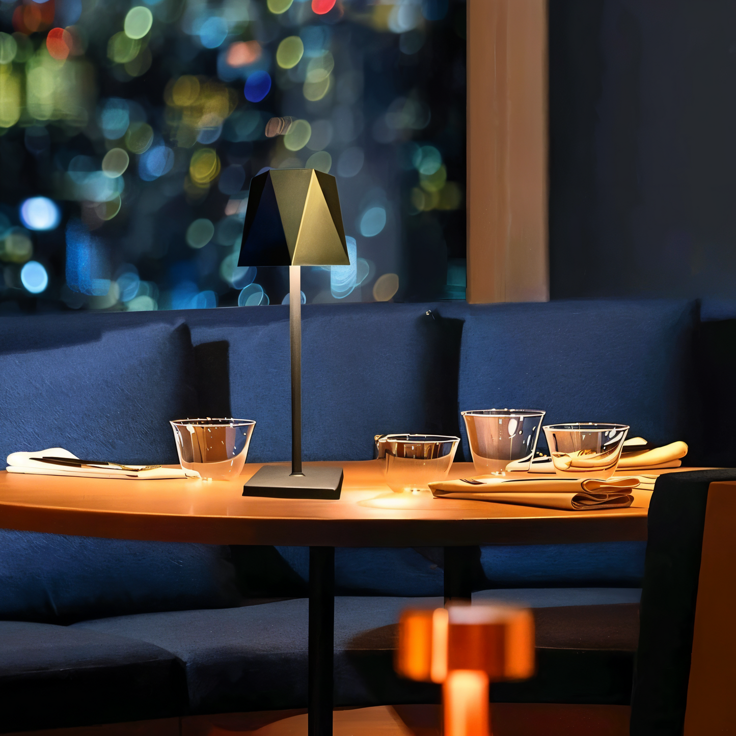 Lampe de Table Design Rechargeable Sans Fil - LumiHex-lampe de table-Olloret
