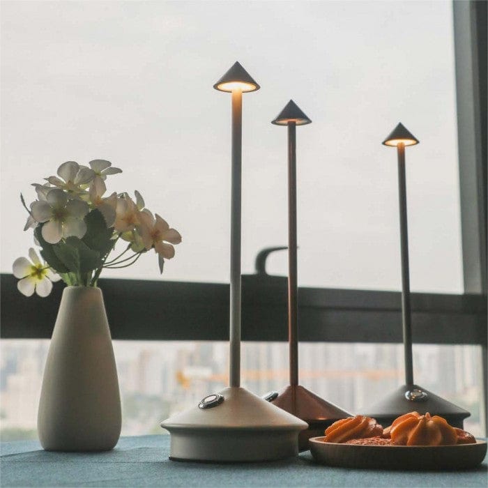 Lampe de Table LED Rechargeable Élégante - Luminia-lampe de table-Olloret