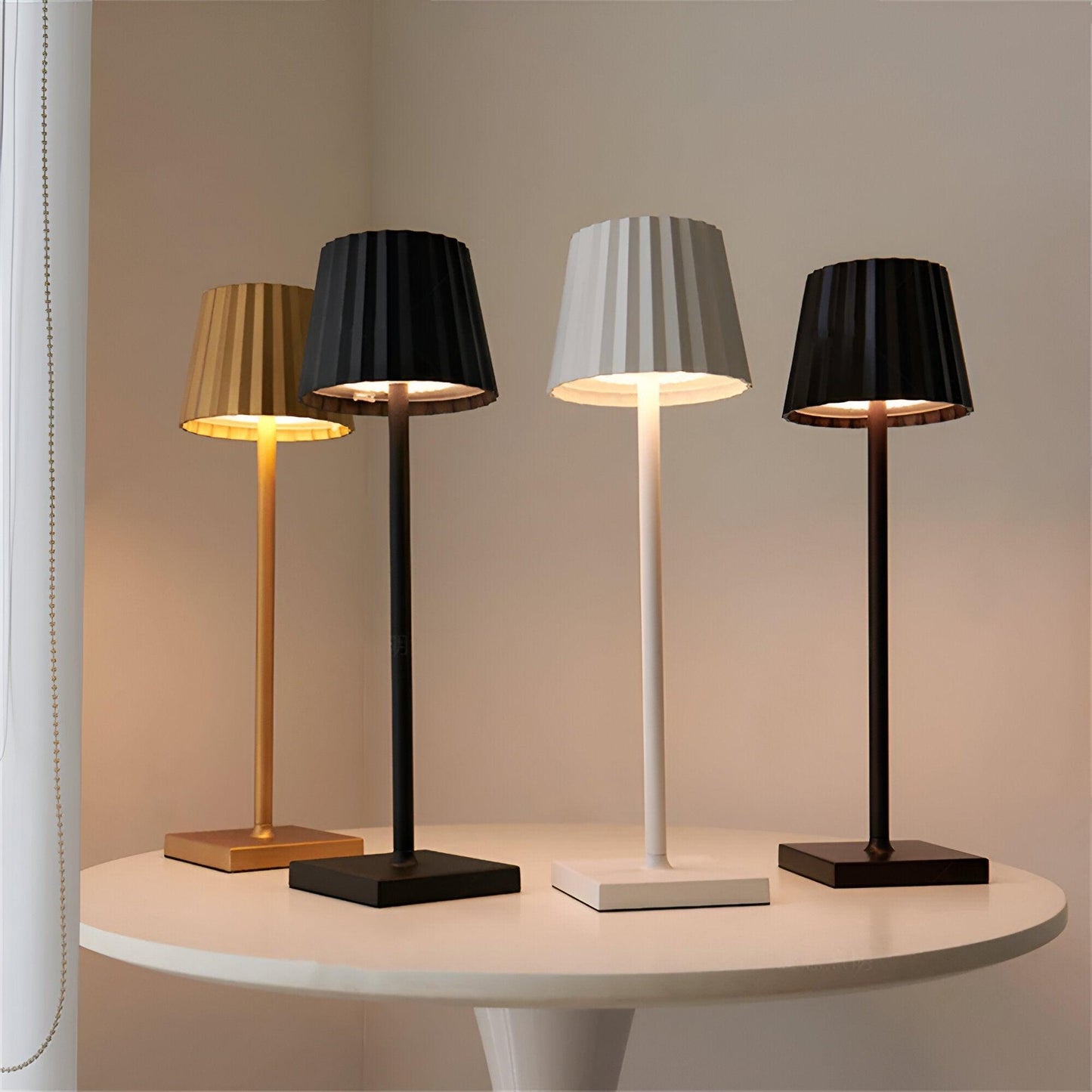 Lampe de Table LED Rechargeable - LuminaTouch-lampe de table-Olloret