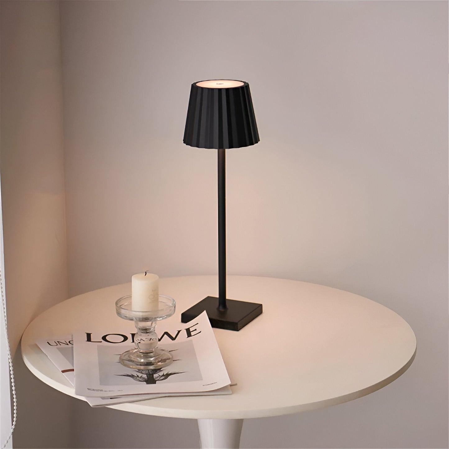 Lampe de Table LED Rechargeable - LuminaTouch-lampe de table-Olloret