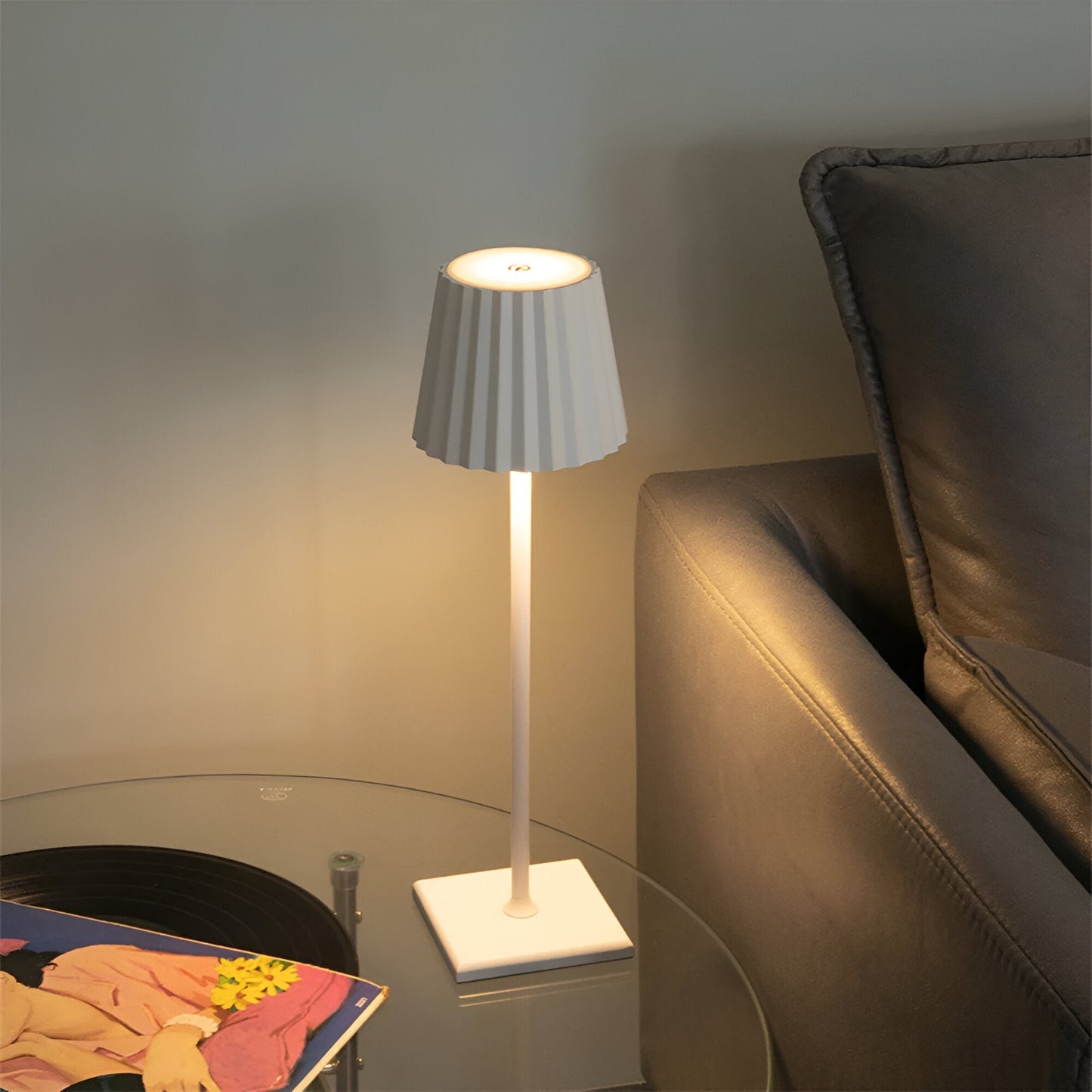Lampe de Table LED Rechargeable - LuminaTouch-lampe de table-Olloret